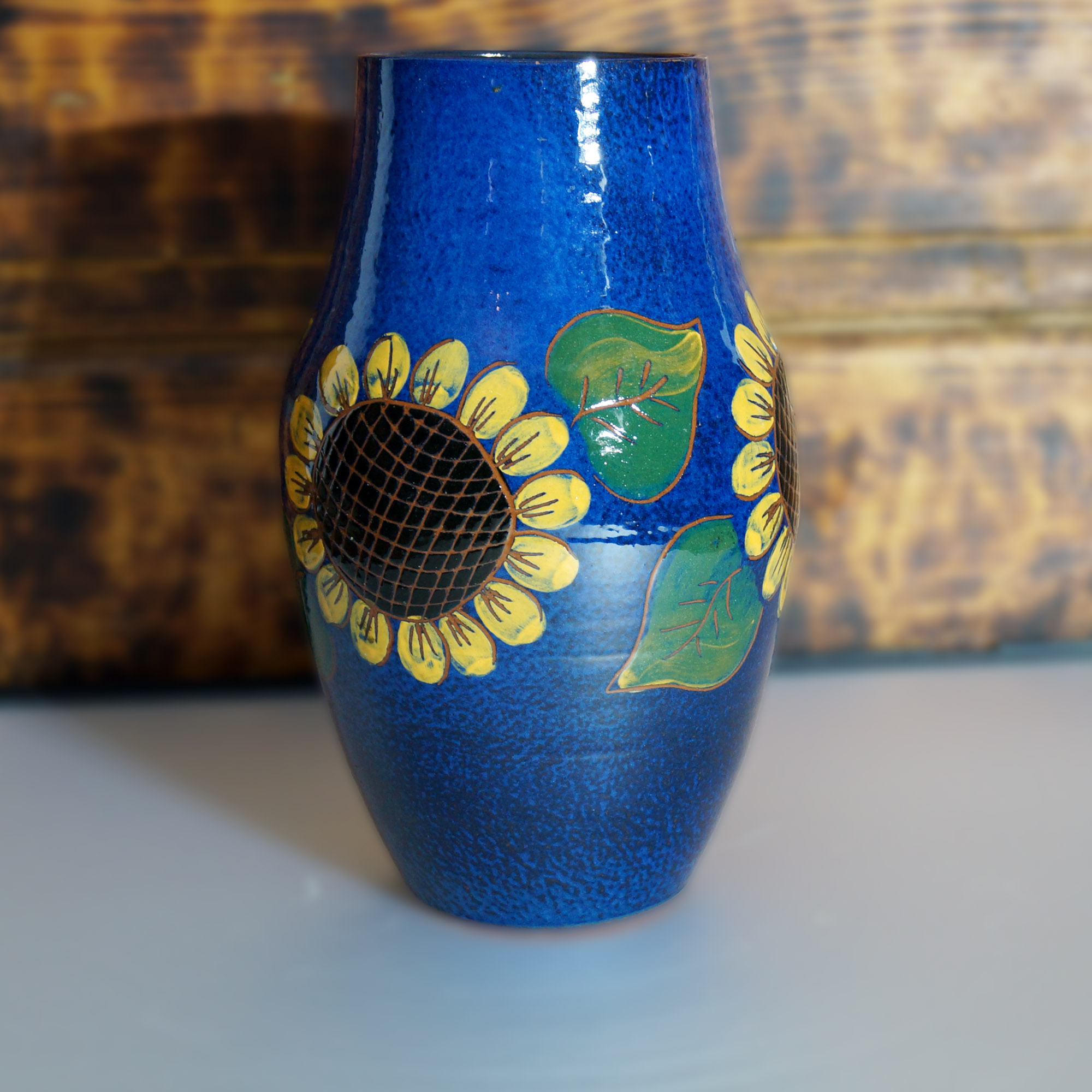 Vase mit Sonnenblume Gogh